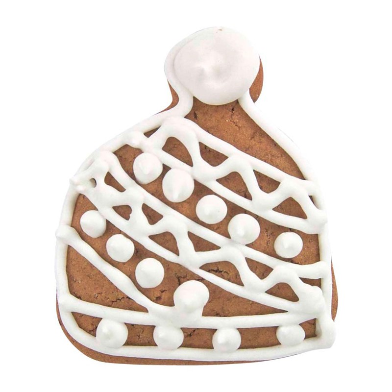 Staedter Ski Cap Shape Cookie Cutter, Silver