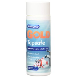 Interpet Gold Tapsafe for Goldfish Bowls, Fish Tanks, Aquariums, makes tapwater safe, 125ml
