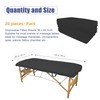 20PCS Disposable Fitted Massage Table Sheets, Heavy Duty Elastic Disposable