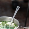 iBasingo Long Handle Titanium Ladle Serving Spoon Metal Soup Spoon