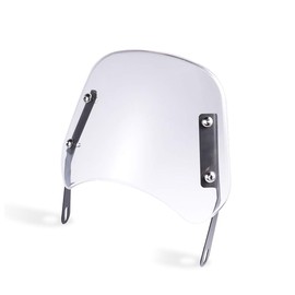 Universal Motorcycle Windscreen Wind Shield Wind Deflector for 5 - 7 Inch Headlight Motorcycle (Transparent)