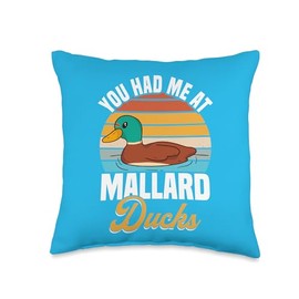 Duck Plush Duck Accessories Hide Toys Food Mallard Ducks Throw Pillow