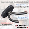 ULIBERMAGNET Strong Magnetic Double Hooks, 2-Pack Heavy Duty Heavy Duty