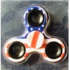 US Stock Captain America Shield Metal Hand Fidget Spinner aluminium