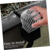 Tofficu 8 Pcs Gutter Downspout Strainer Covers Durable Aluminum Mesh