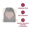 Shirtracer - Gym Bag Backpack - Vintage Retro - Heart