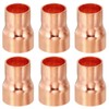 PATIKIL 5/8" to 1/2" ID Copper Reducer, 6pcs 99.9% Pure