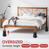 MixDora Bed Risers 4, 6 or 8 Inch Stackable Furniture