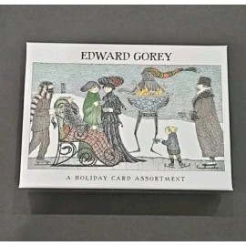 Pomegranate New Box Edward Gorey Holiday Christmas Cards 4 Designs 20 Cards Total
