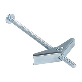 HASWARE Toggle Bolt Zinc Plated Steel and Wing Nut for Hanging Heavy Items on Drywall 3/16x4 (12 Pack)