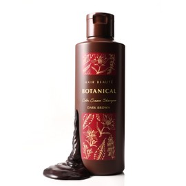 FutureLab Botanical Color Cream Shampoo, Dark Brown (6.8 fl oz (200 ml), Approx. 1 Month Supply), Gray Hair Dyeing Shampoo, Color Shampoo, Hair Coloring Shampoo, Gray Hair Dyeing, Women's, Serial