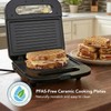 OVENTE Electric Panini Press Grill with Nonstick Plates, LED Indicator