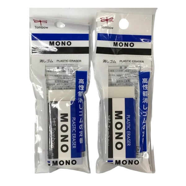 Tombow Pencil, MONO Eraser, Monope-04A Pack, JSA-114 X 2 Pieces