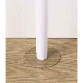 4 x Laser Cut (FC3 Sapele) Pipe Surrounds/Covers for Laminate Flooring (Can be Used for Natural Floor Covers)