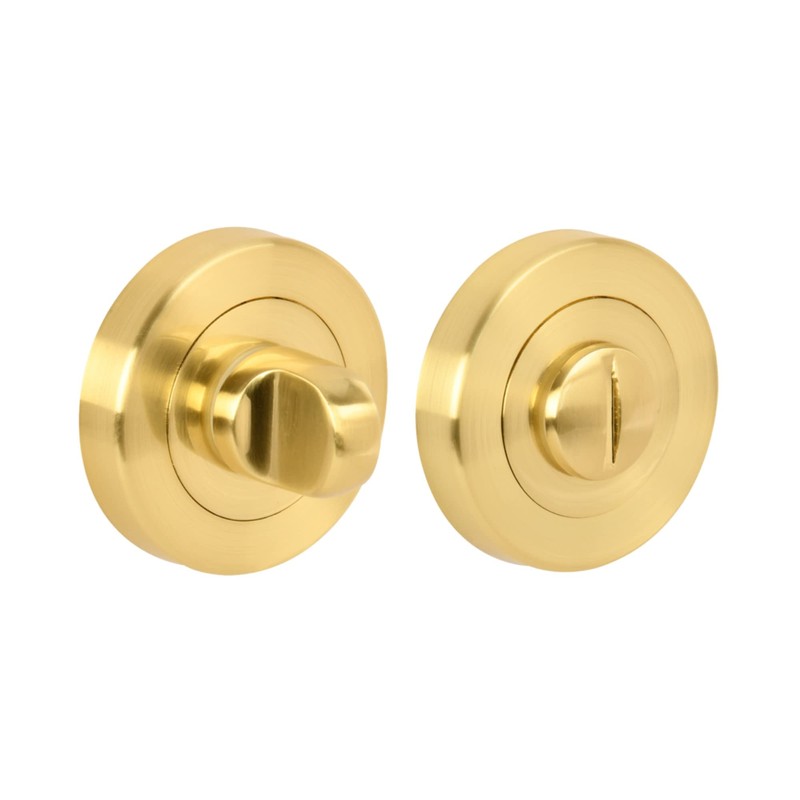 HANDLEZONE® Bathroom Toilet Door Thumb Turn and Release Deadbolt Kit