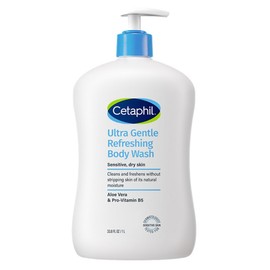 Cetaphil Ultra Gentle Refreshing Body Wash, 1L, 1ea / 세타필 울트라 젠틀 리프레싱 바디워시, 1L, 1개