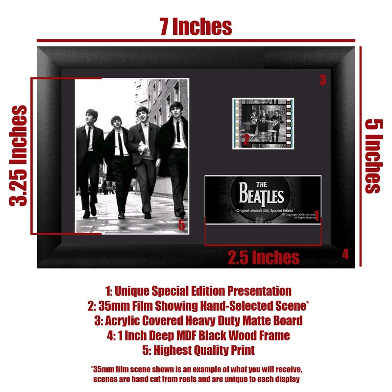 FilmCells - Beatles (Series 6) Minicell Framed Desktop Presentation with