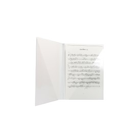 Chormappe/Notenmappe/Gesangsmappe drei Dreieckstaschen (Made in Germany) (schwarz)