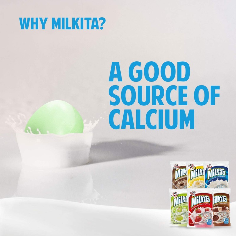 Milkita Creamy Shake Candy (Assorted Flavors, 12 Pack (360 pcs))