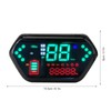 Digital Speedometer, 60V LCD Display Motorcycle Odometer Precision Tachometer for