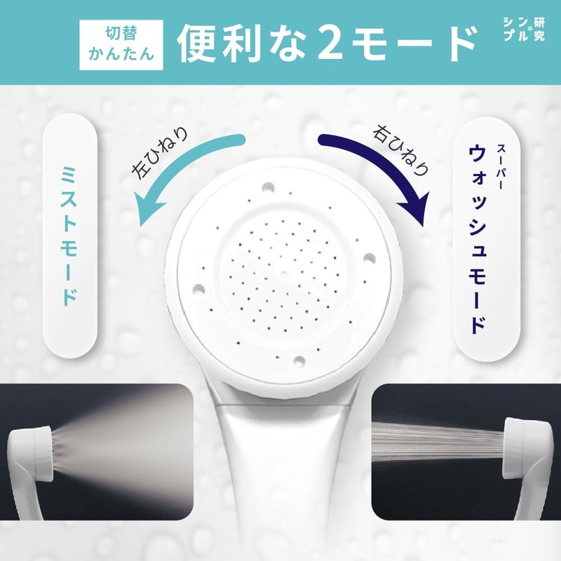 Dream Bank Shower Head, Made in Japan, Nano Bubble, Water