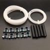LIZAPUS White 4mm Fuel Pipe Hose Line Kit Replacement 89031118
