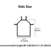 Eyands Kids Apron for Cooking and Baking - Cute Linen