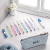 Ruidi 8 Pcs Crochet Hooks Set,High Quality Colored Crystal Handle