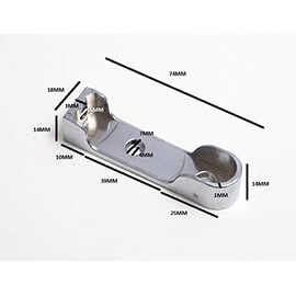 8 Pcs 75mm Long 16mm Oval Socket Spanner Insert