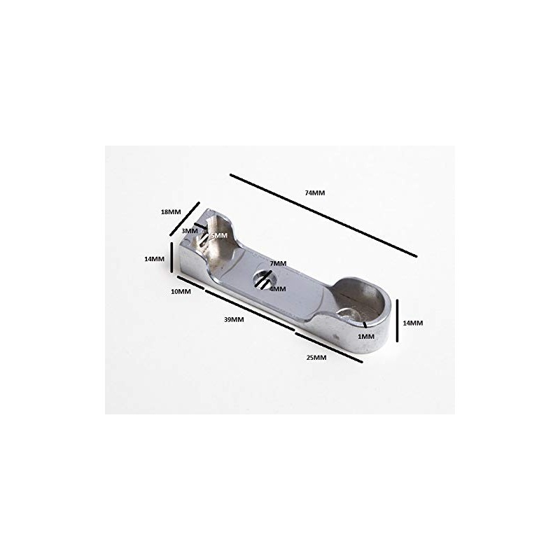 8 Pcs 75mm Long 16mm Oval Socket Spanner Insert