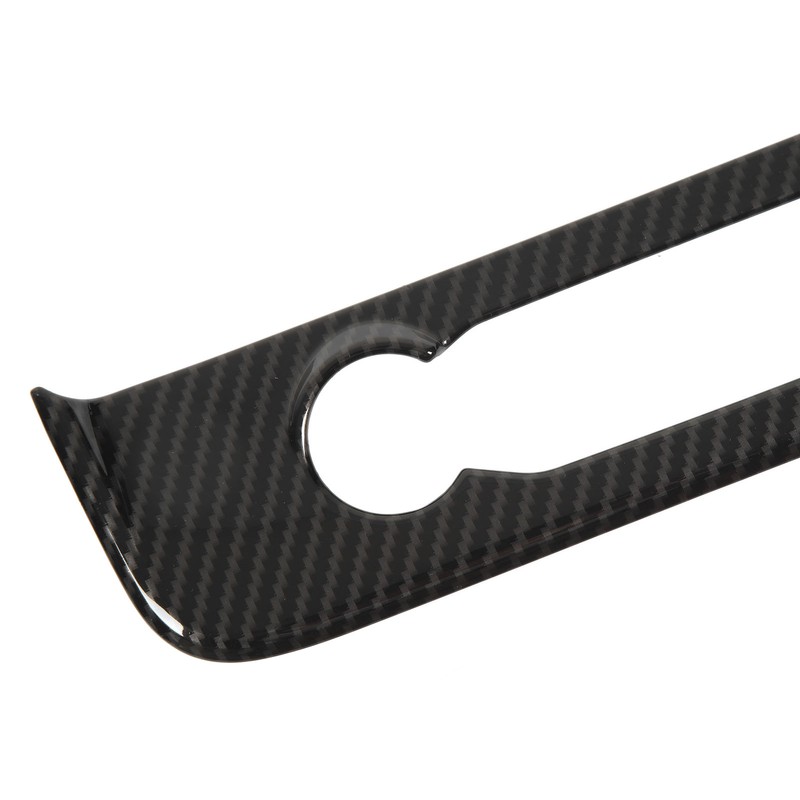 Multimedia Control Knob Cover Trims Carbon Fiber Style Replacement for