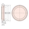Joe Prince Takeshita Membrane Grommets φ2.8 x 0.13 inches (70