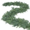Dingion Christmas Artificial Cedar Garland, Green Faux Cedar Garland with
