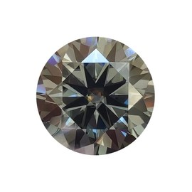 LETMEXC Gray Moissanite Loose Stone Lab Diamond Gemstone VVS1 Excellent Diamond Cut With GRA Report (2.0)