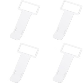CYF 2Y Transparent Car Vehicle Windscreen Parking Ticket Clip Permit Pass Holder Gadget with Adhesive Pads (4)