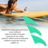 3Pcs Surfboard Fins PVC Thruster Fins Surfing Board Accessories for