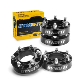 dynofit 6x5.5 Wheel Spacers 1-1/2 inch for 2024+ Tacoma, 2022+ Tundra, 4 Pcs 1.5" 6x139.7 Wheel Spacer with M14x1.5 Studs 95.2mm Bore Hubcentric Forged Spacer for Toyota & Lexus 6 Lug Truck