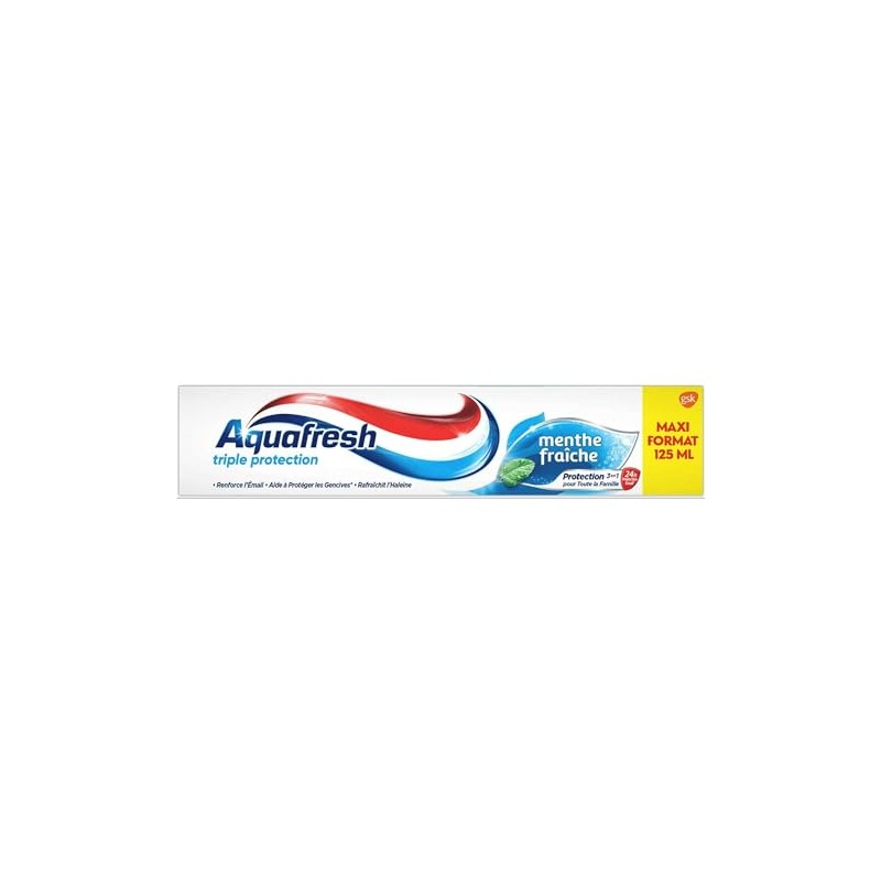 Aquafresh Triple Protection Fresh Mint Toothpaste for Strong Teeth and