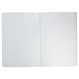 Herlitz Heft A5 Lineatur 07, holzfreies Papier, kariert, 80 g/m², 7 x 7 mm, 32 Blatt, weiß
