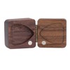 Guitar Picks Box Portable Multifunctional Wooden Guitar Picks Case Storage