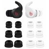 6 Pairs Double Flange Compatible with Beats Fit Pro Ear