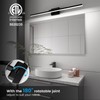 VOLISUN Modern Bathroom Vanity Light 39.4 inch, Rotatable, 24W Dimmable