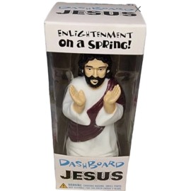 Accoutrements Dashboard Jesus - Enlightenment on a Spring - 2003 Vintage and collectible!