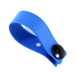 HolsterSmith - IWB Soft Belt Loops - (Blue) – HD Ruberized Nylon - w/Pull-The-Dot Security Snaps & Mounting Hardware - (Fits 1.25-2.0 inch Belts (Adjustable) - (1 Pair)