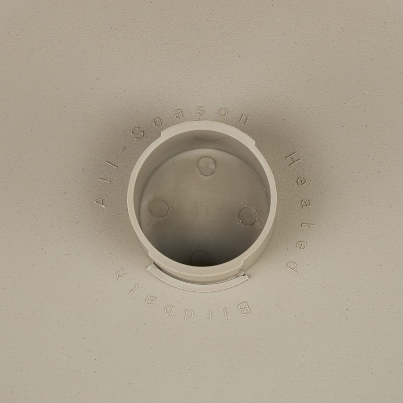 Farm Innovators 150 Watt Outdoor Plastic Heated Birdbath with Twist