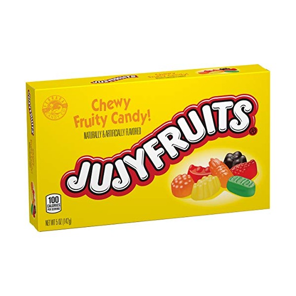 Jujyfruits Chewy Fruity Candy, 5 Ounce Movie Theater Candy Box (Pack of 12)