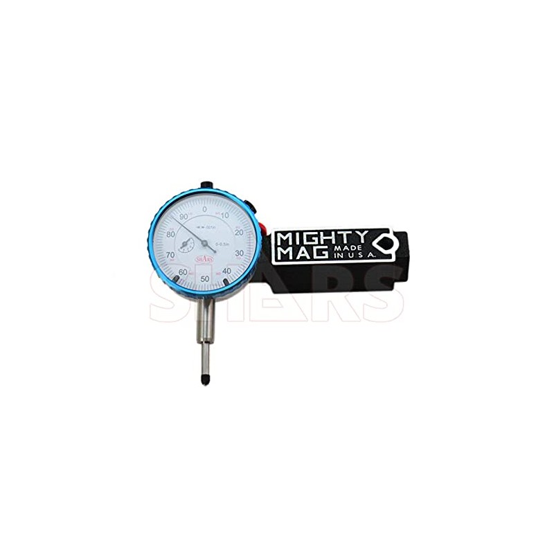 Mighty Mag 400-1 Universal Magnetic Base + 0-0.5" Dial Indicator