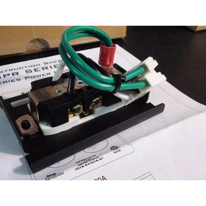 MIDDLE ATLANTIC Products M-15A 4" MPR 15A Duplex Module