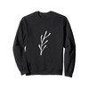 Boho Leaves Pattern Botanical Leaf Minimalism Sweatshirt