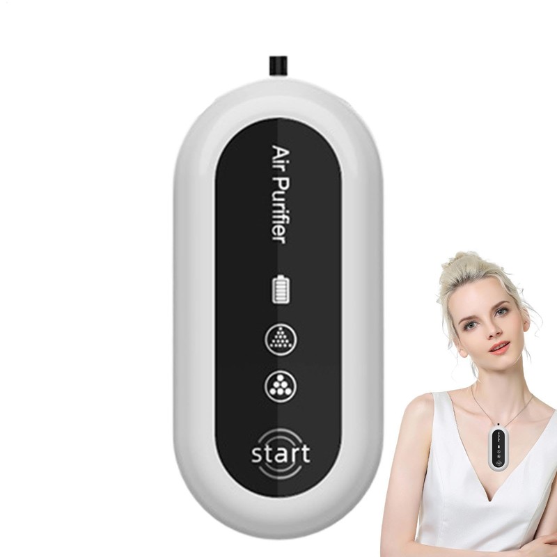 Wearable Air Purifier | Portable Tiny Air Ionizer Necklace -